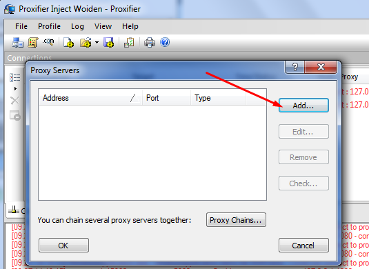 Setting Proxifier: Inject PC Telkomsel Unlimited MAX / Apps