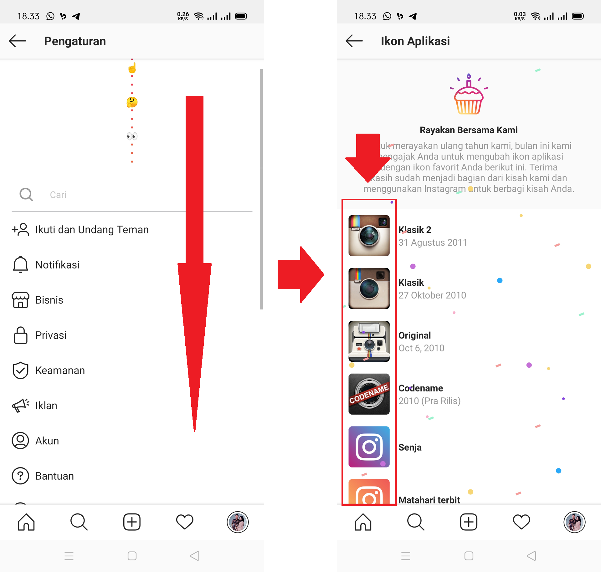 Mengganti Ikon Aplikasi Instagram Pada Android