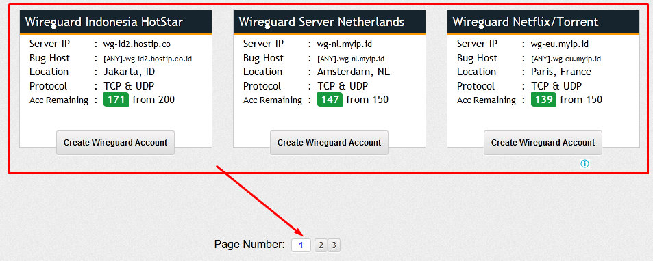 WireGuard Servers