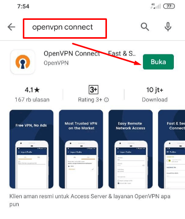 OpenVPN Connect: Cara Membuat Akun OpenVPN 1 Bulan Premium Gratis