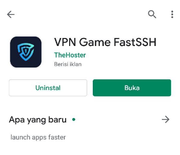Aplikasi VPN Game FastSSH