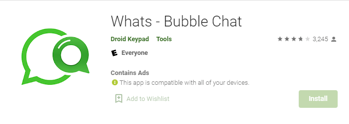 aplikasi whats bubble chat playstore 