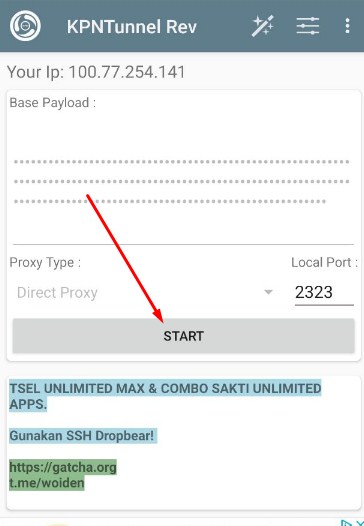 Config KPN Tsel UnliMAX dan Combo Sakti Apps (Direct Payload)