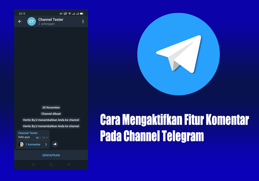 Cara Mengaktifkan Fitur Komentar Pada Channel Telegram