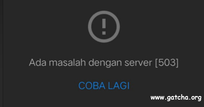 masalah server 503 di youtube