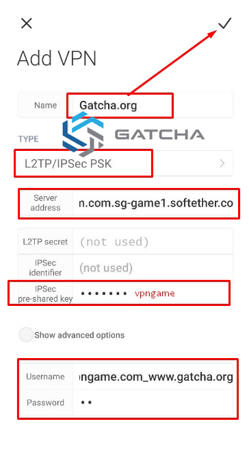 Setting Softether, L2TP VPN di Android