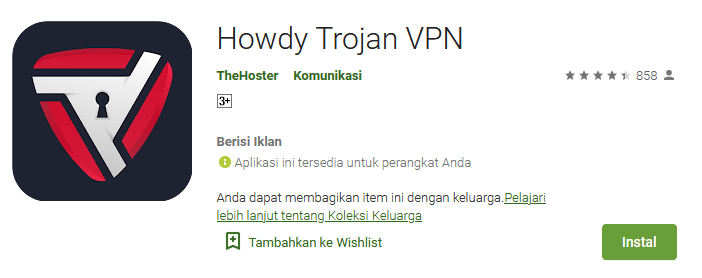 Howdy Trojan VPN