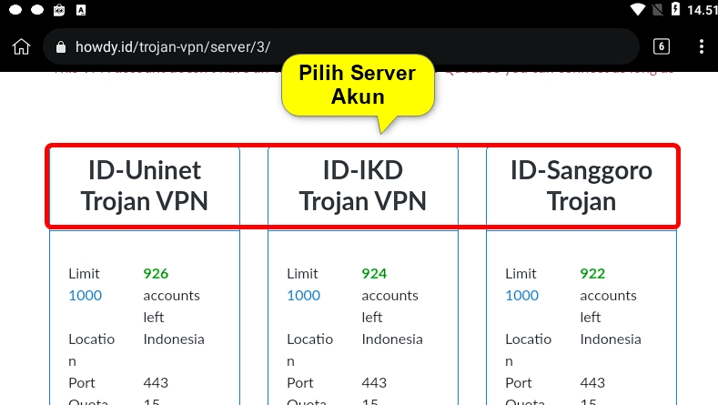 Cara Menggunakan V2rayNG untuk Trojan-GO
