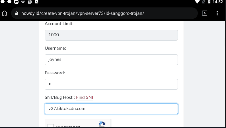 Cara Menggunakan V2rayNG untuk Trojan-GO